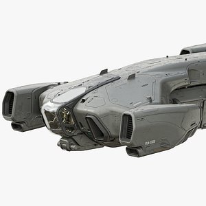 Dropship Concept 3D model