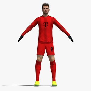 T-Pose Rigged Goretzka Bayern Munich 24-25