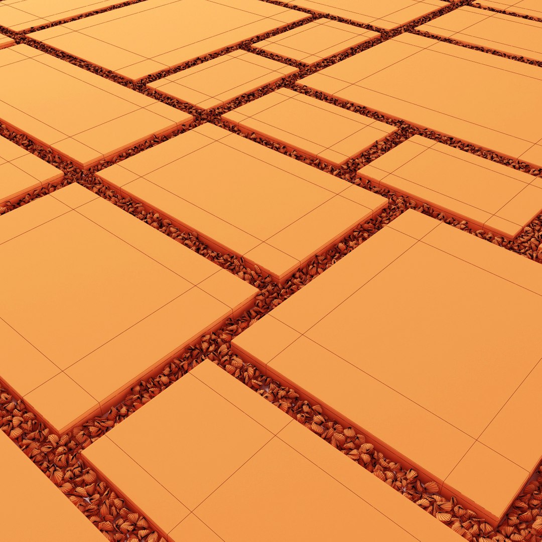 Tiled 3D Model - TurboSquid 1482476