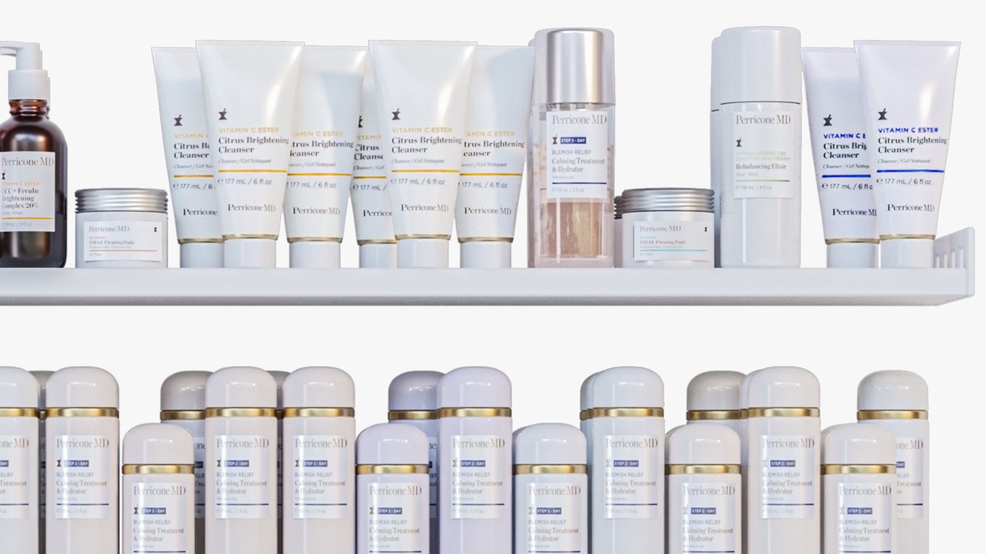 Shelf With A Large Selection Of Makeup Cosmetics 3D Model - TurboSquid ...