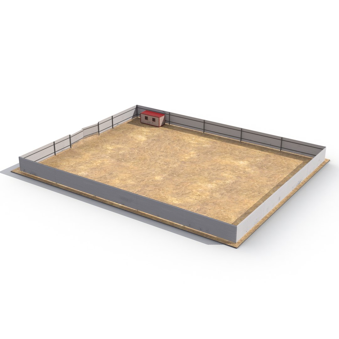 Construction Site 3D model preview
