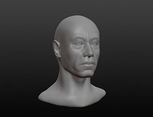 3D Male Head Base Mesh - TurboSquid 1827953