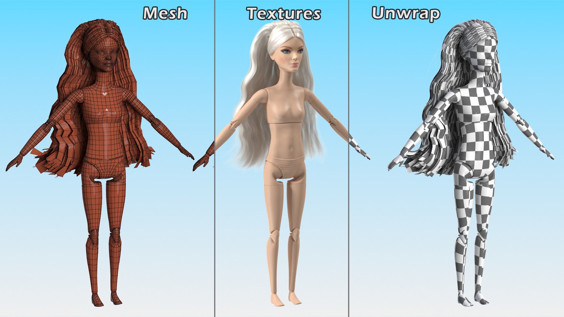 3D Barbie Doll Without Clothes Rigged https://p.turbosquid.com/ts-thumb/5o/Zxihml/qG/barbiedollwithoutclothesriggedc4dmodel017/jpg/1669197497/1920x1080/fit_q87/f7223a27fbdeb50b4329fcdc8492f5e6acd5ce6e/barbiedollwithoutclothesriggedc4dmodel017.jpg