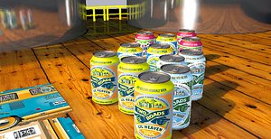 beer bus 3d model