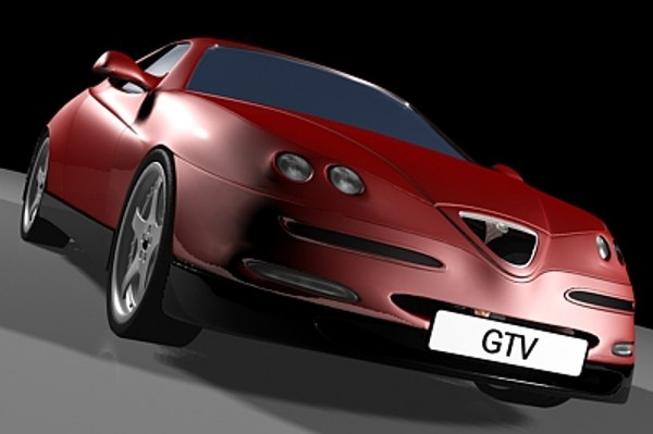 3ds max alfa romeo gtv