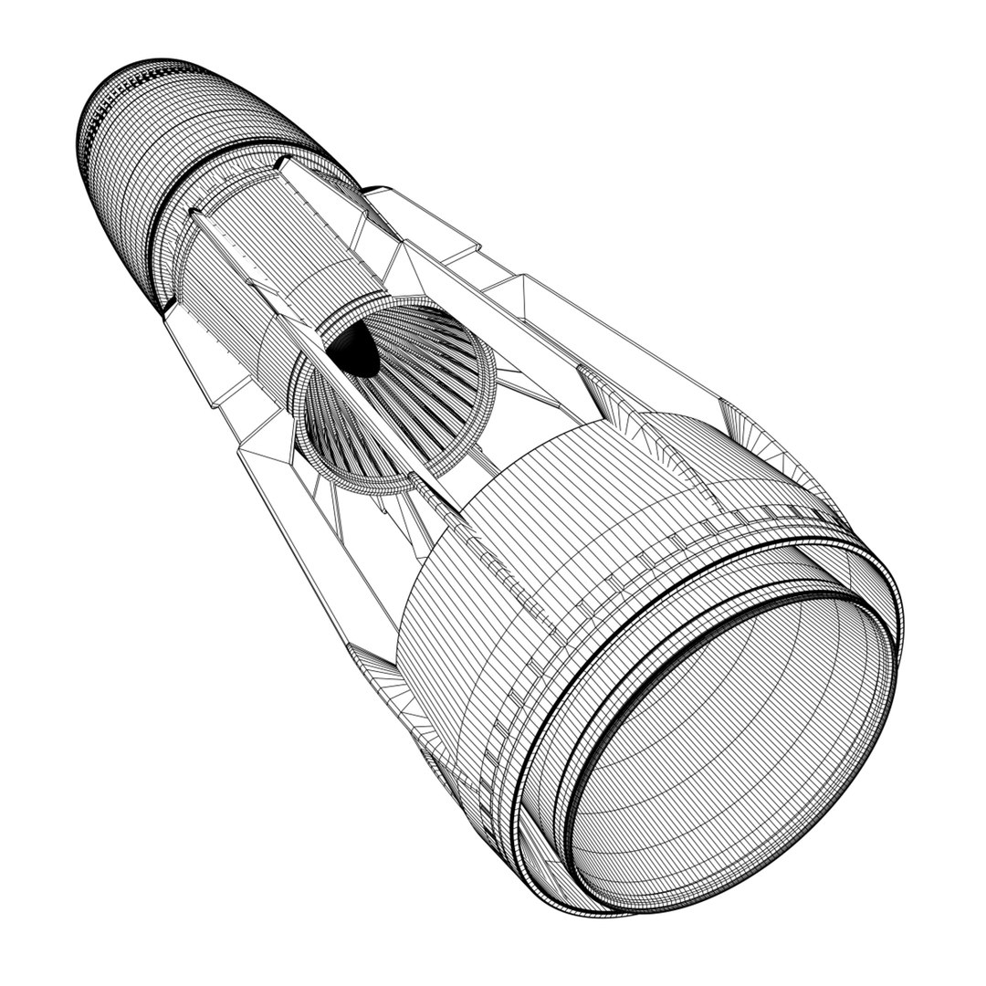 3d Model Jet Engine