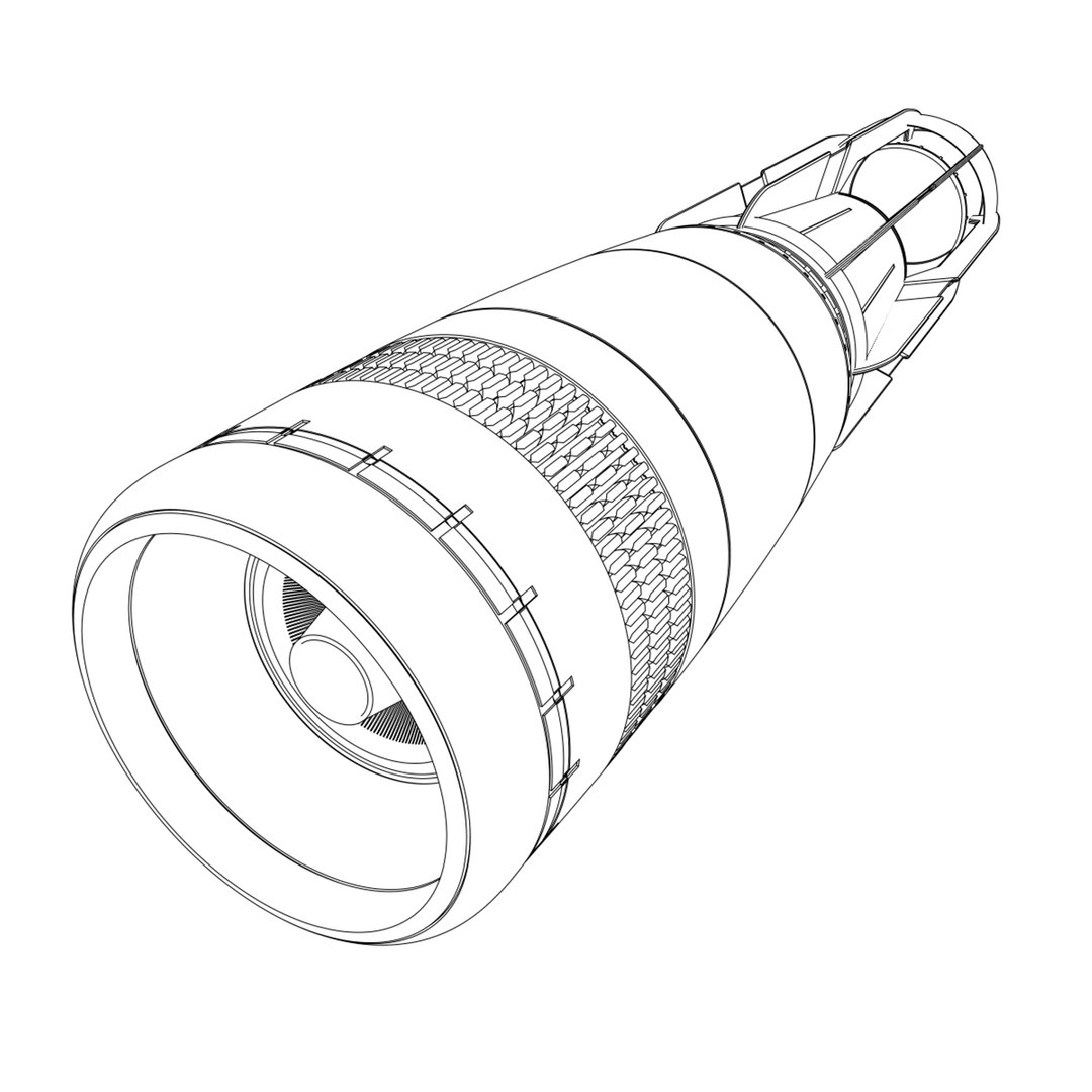 3d Model Jet Engine