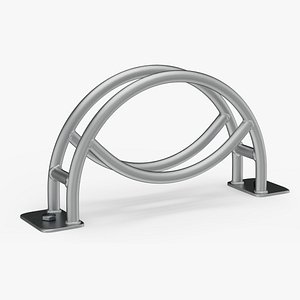 Single Cycle Stand Aluminum 3D model