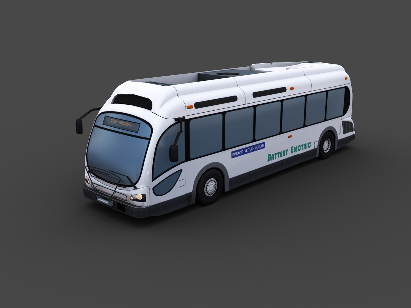 Electric Bus Pack 3 3D Model - TurboSquid 2218826