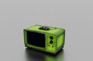3D Old TV