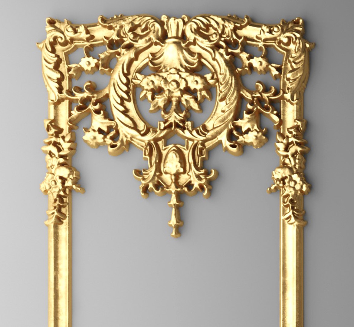 3D Boiserie Molding - TurboSquid 960856