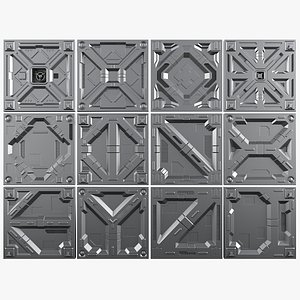 Sci-Fi Panels Subdivision Ready