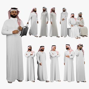 Arab People collection 3d model