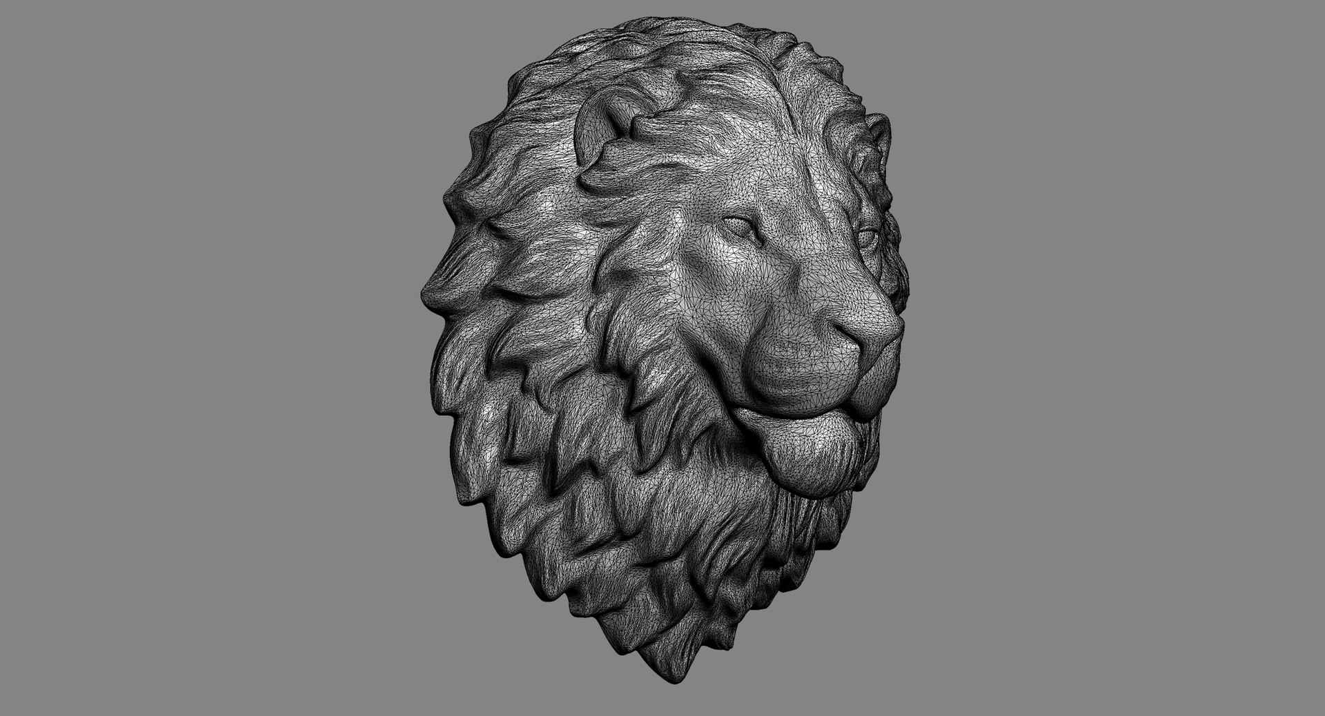 3d Model Lion Head