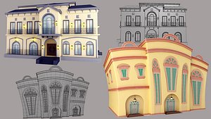 Two Houses 3D model