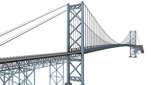 Ambassador Bridge model