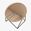 Yuzuru Yamakawa Fauteuil de jardin C317 noir  naturel