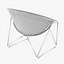 Yuzuru Yamakawa Fauteuil de jardin C317 noir  naturel
