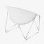 Yuzuru Yamakawa Fauteuil de jardin C317 noir  naturel
