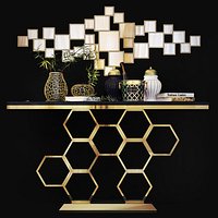Console Art Deco Ise bucket set