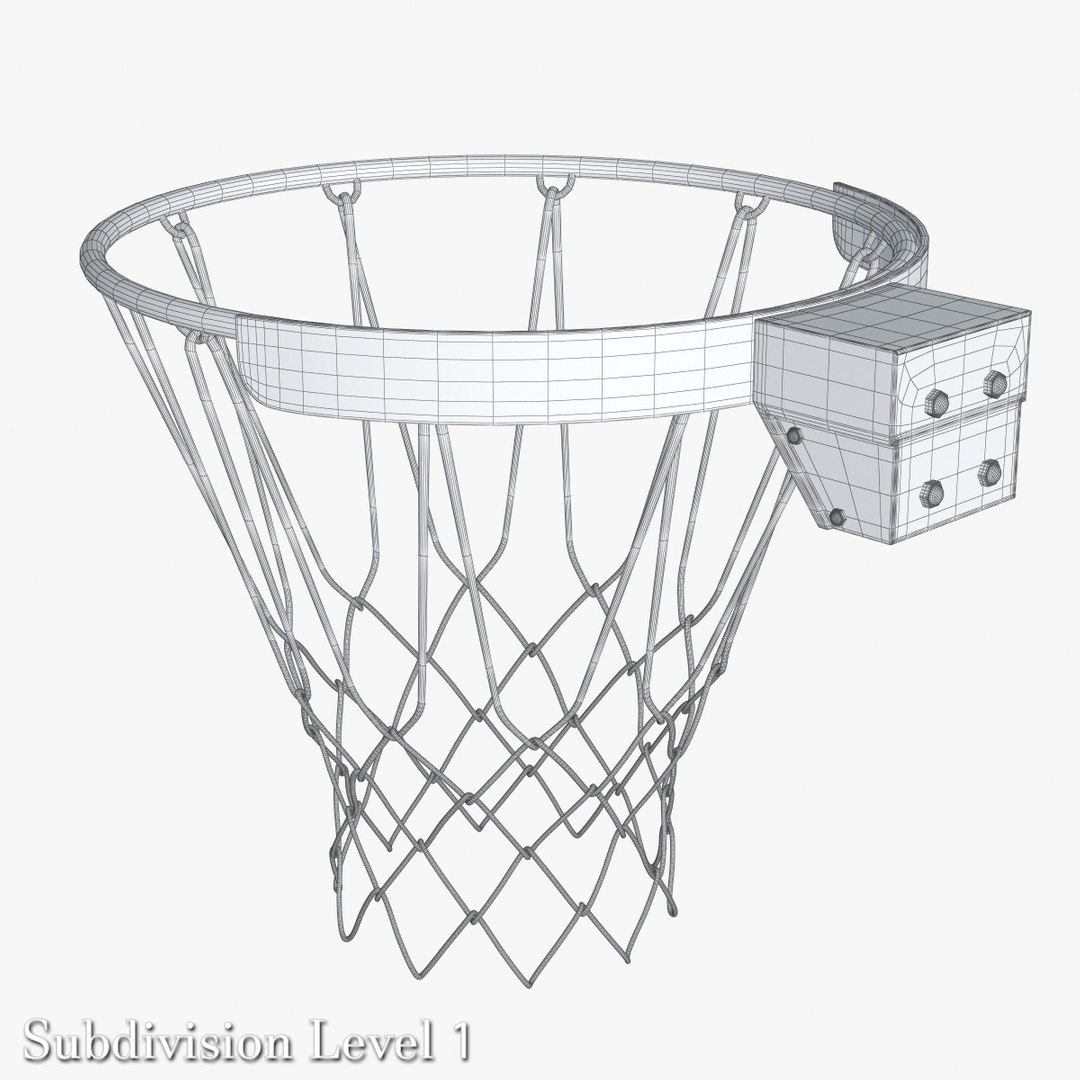 3d basketball rim