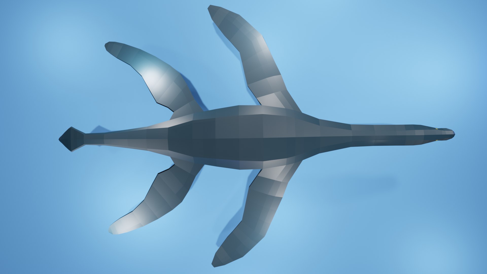 3D Plesiosaurus - Low Poly - TurboSquid 2329491