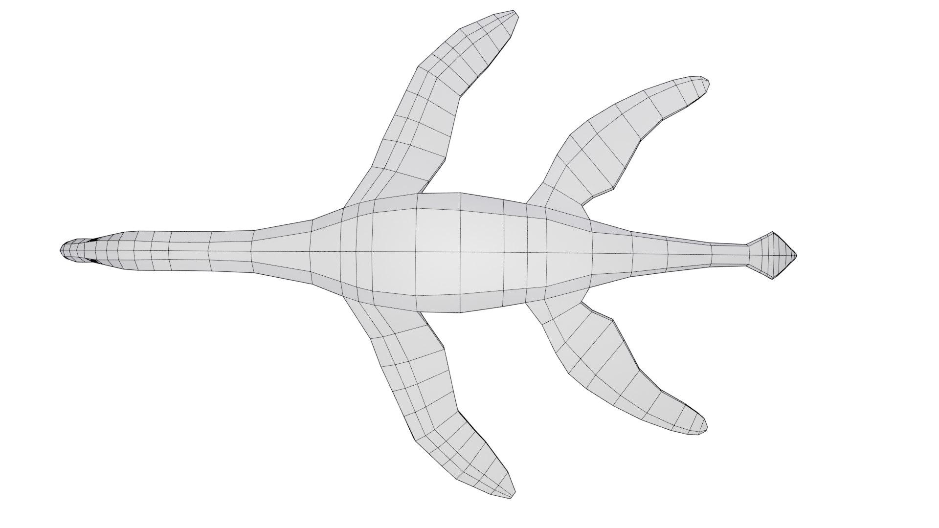 3D Plesiosaurus - Low Poly - TurboSquid 2329491