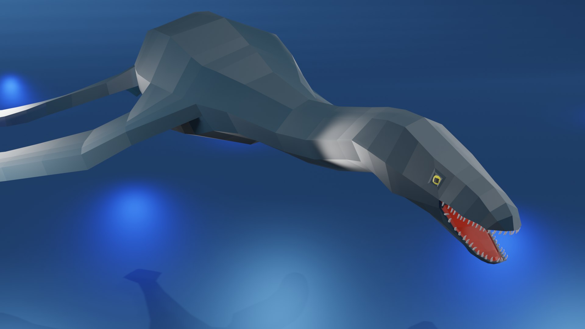 3D Plesiosaurus - Low Poly - TurboSquid 2329491