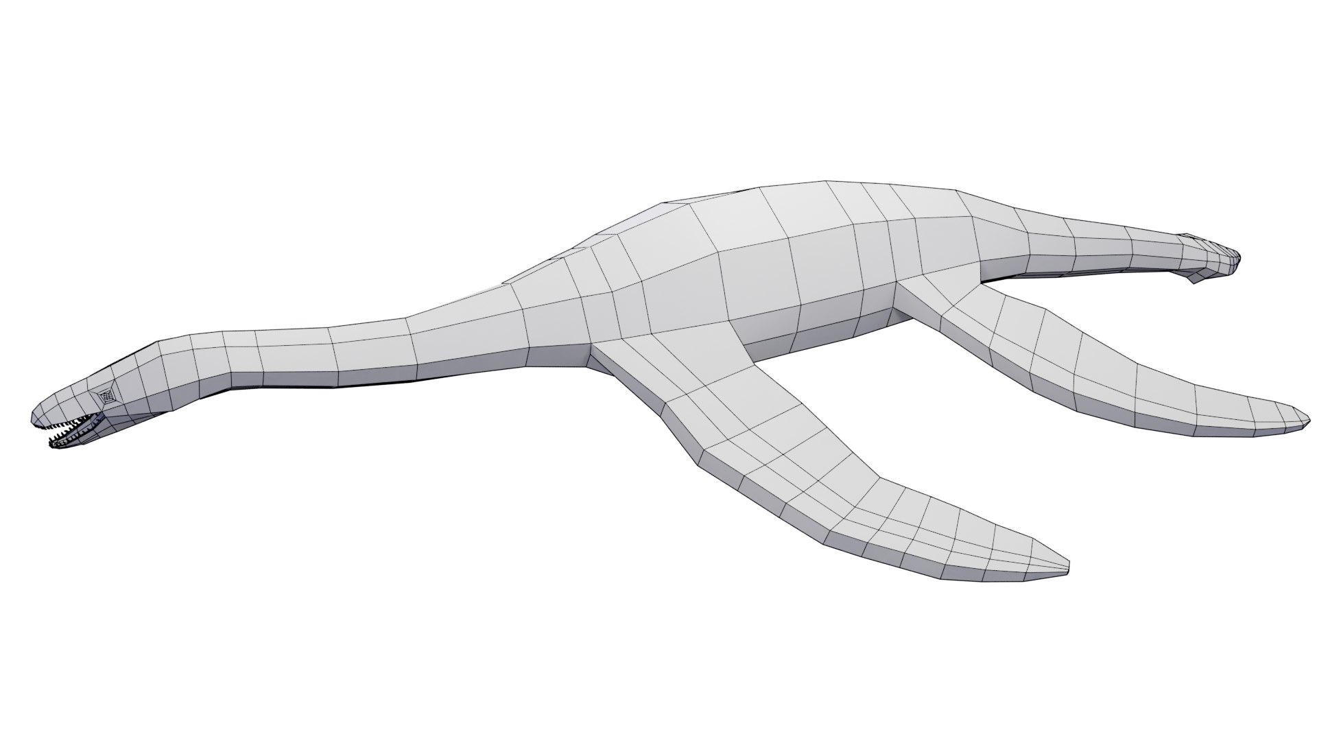 3D Plesiosaurus - Low Poly - TurboSquid 2329491