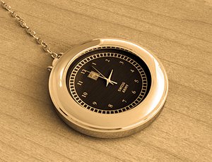 3d pocket watch