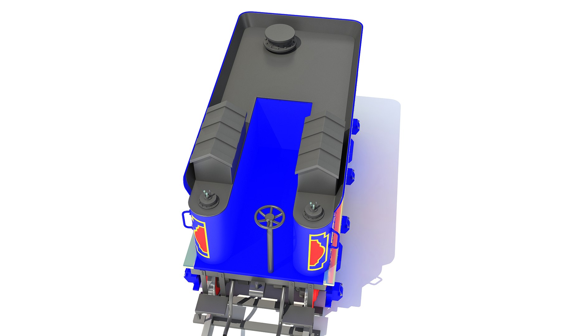 Train Tender 3D Model - TurboSquid 1378463