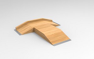3D Ramps Bump 04 3D model model