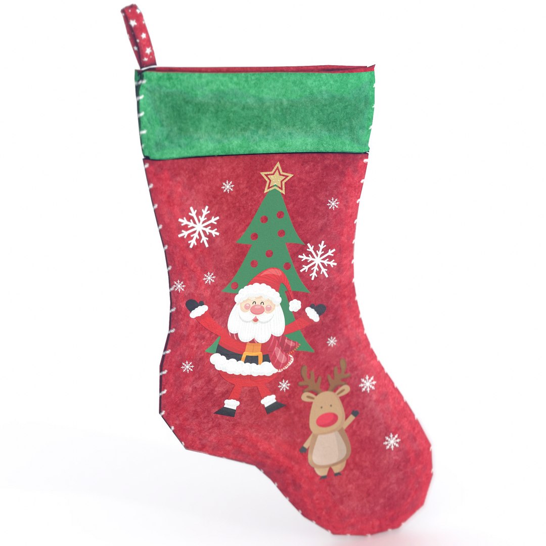 Christmas Stocking 3D Model - TurboSquid 1981486