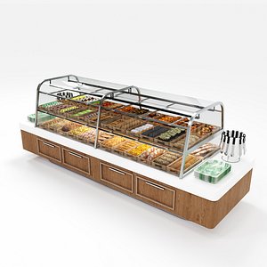 3D model Bakery Display BD02