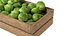 Apple Green Wooden Crate