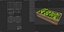 Apple Green Wooden Crate