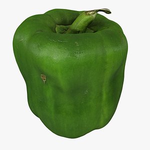 3d bell pepper