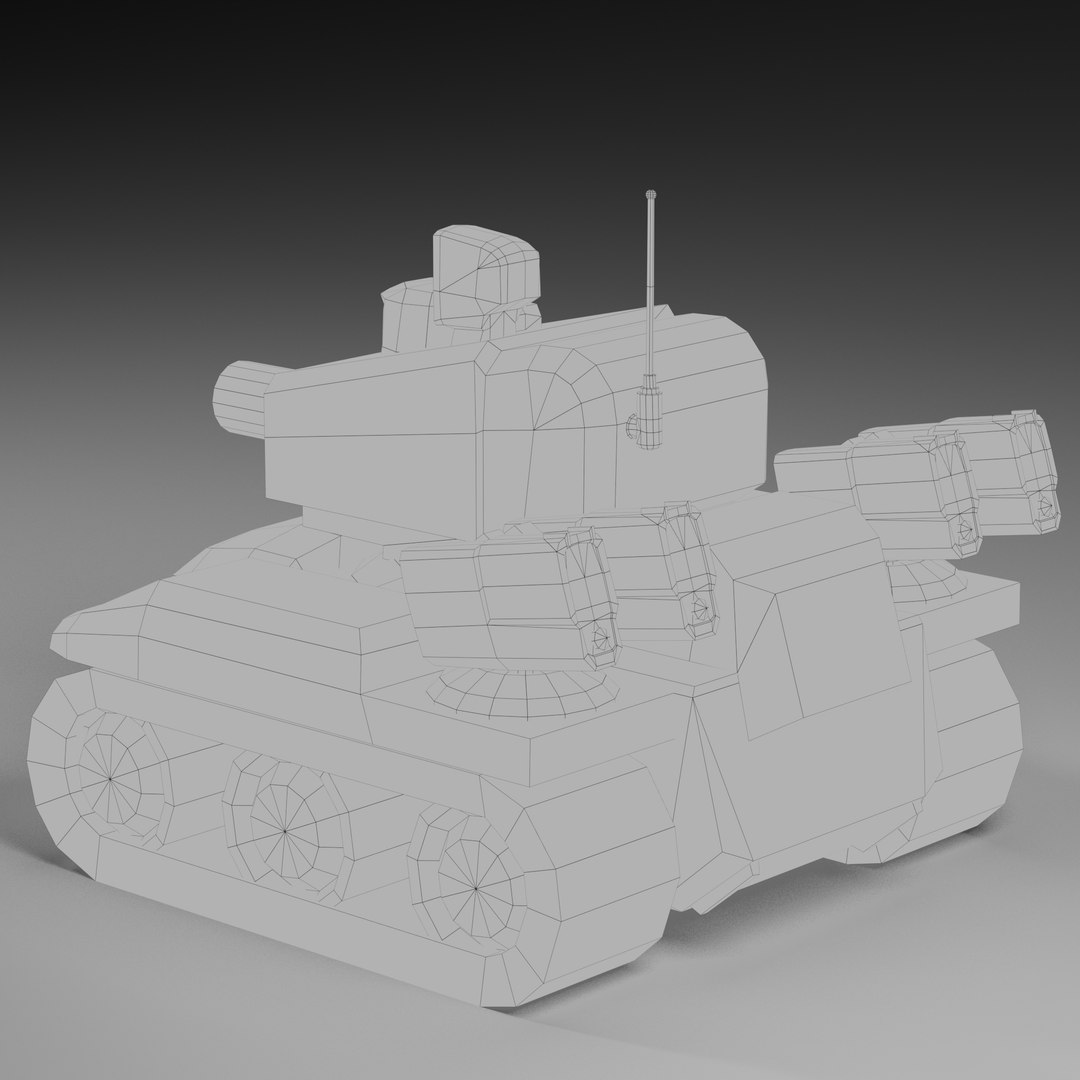 Stylized Military Tank High Poly  Game Ready Low Poly 3D Model model https://p.turbosquid.com/ts-thumb/5p/hgmqzQ/QD/wire_04/jpg/1786291134/1920x1080/fit_q87/0e3eace757ec79d2d399f6df5fbf2cbb313d8c56/wire_04.jpg