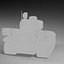 Stylized Military Tank High Poly  Game Ready Low Poly 3D Model