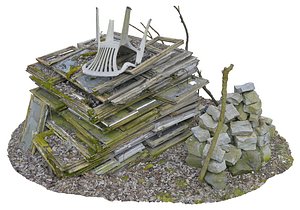 slums scan 3D model