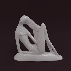 3D model statuette
