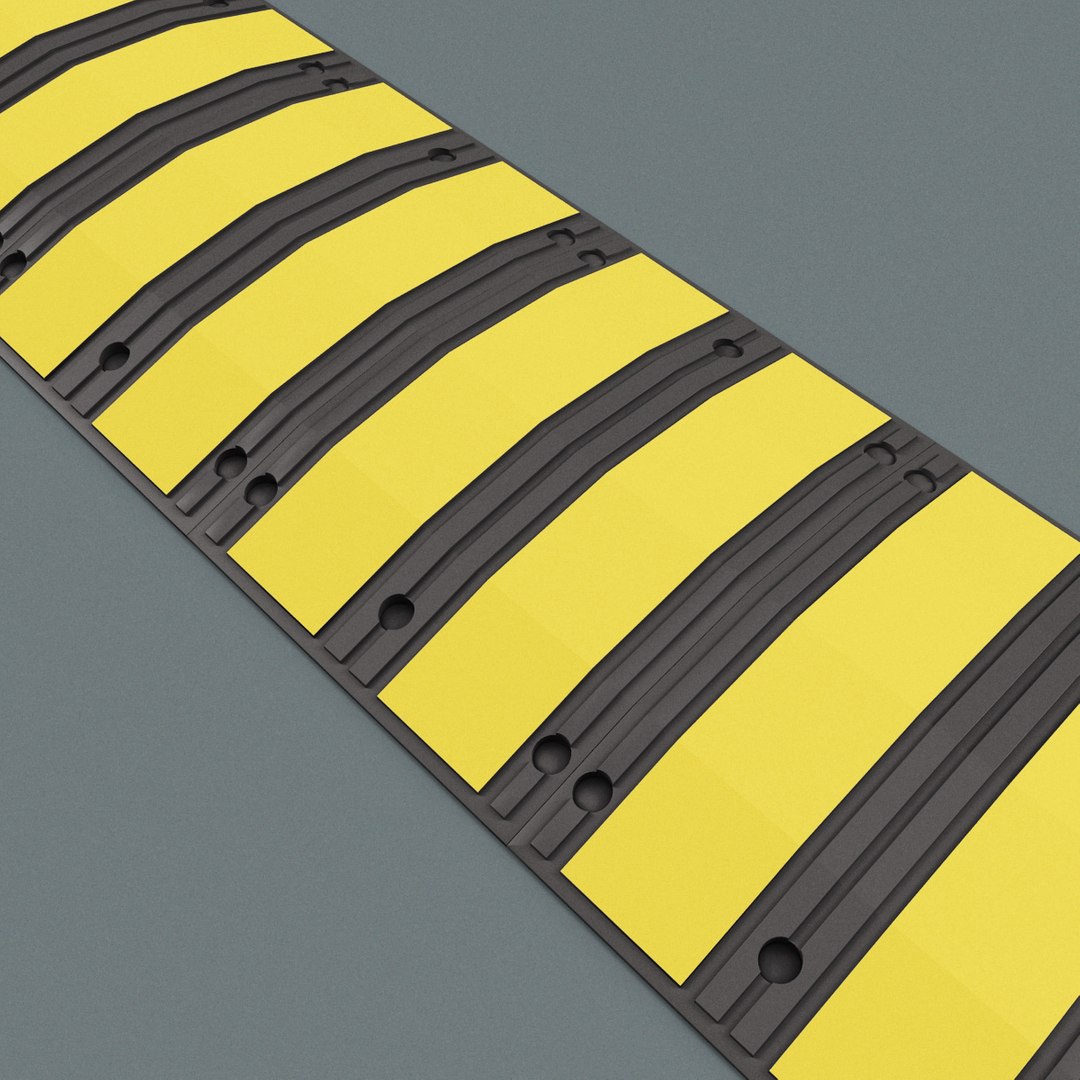 Speed Ramp Sleeping Policeman 3d 3ds