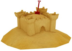 3ds max sand castle