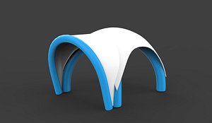 Inflatable Advertising Tent 02 3D model 3D model