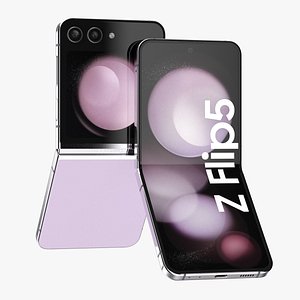 Samsung Galaxy Z Flip 5 Light Pink 3D model