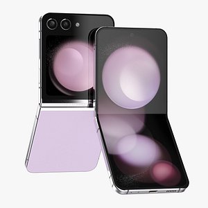 Samsung Galaxy Z Flip 5 Light Pink 3D model