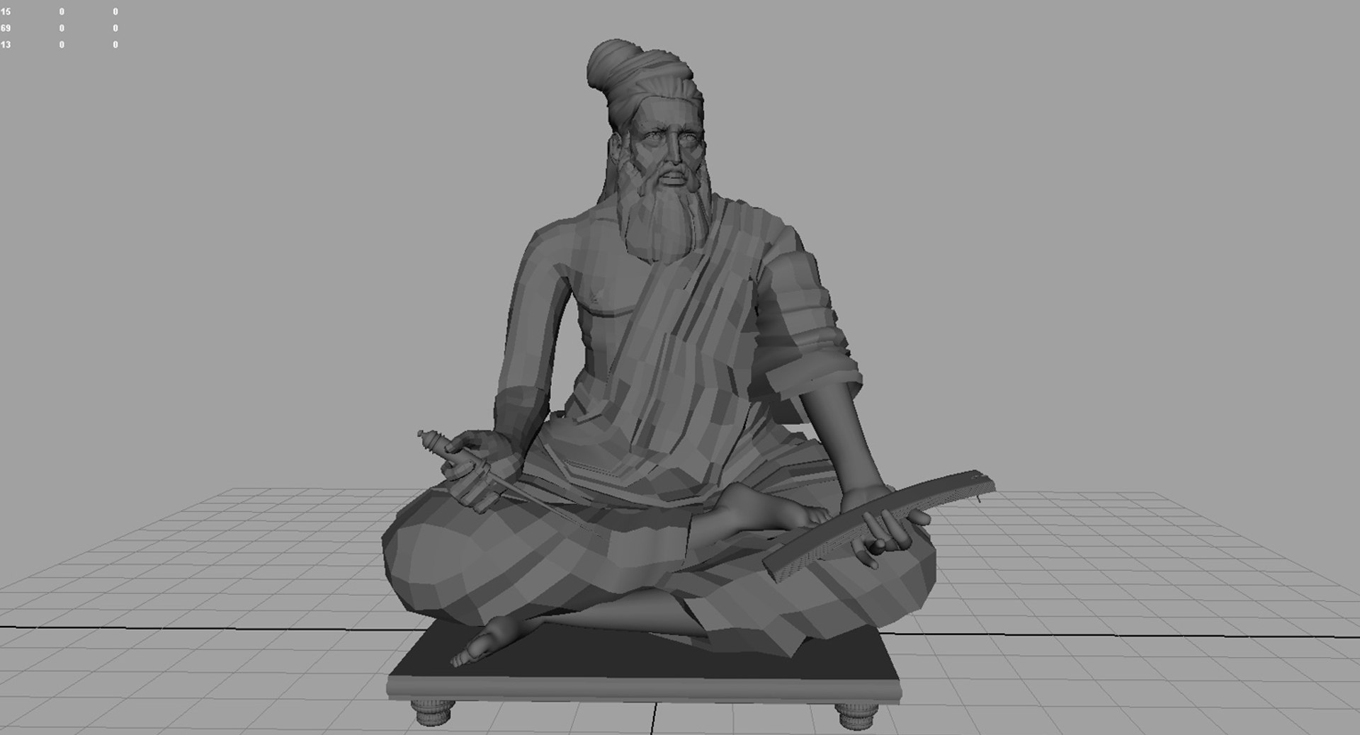 3D Thiruvalluvar Model - TurboSquid 1517567