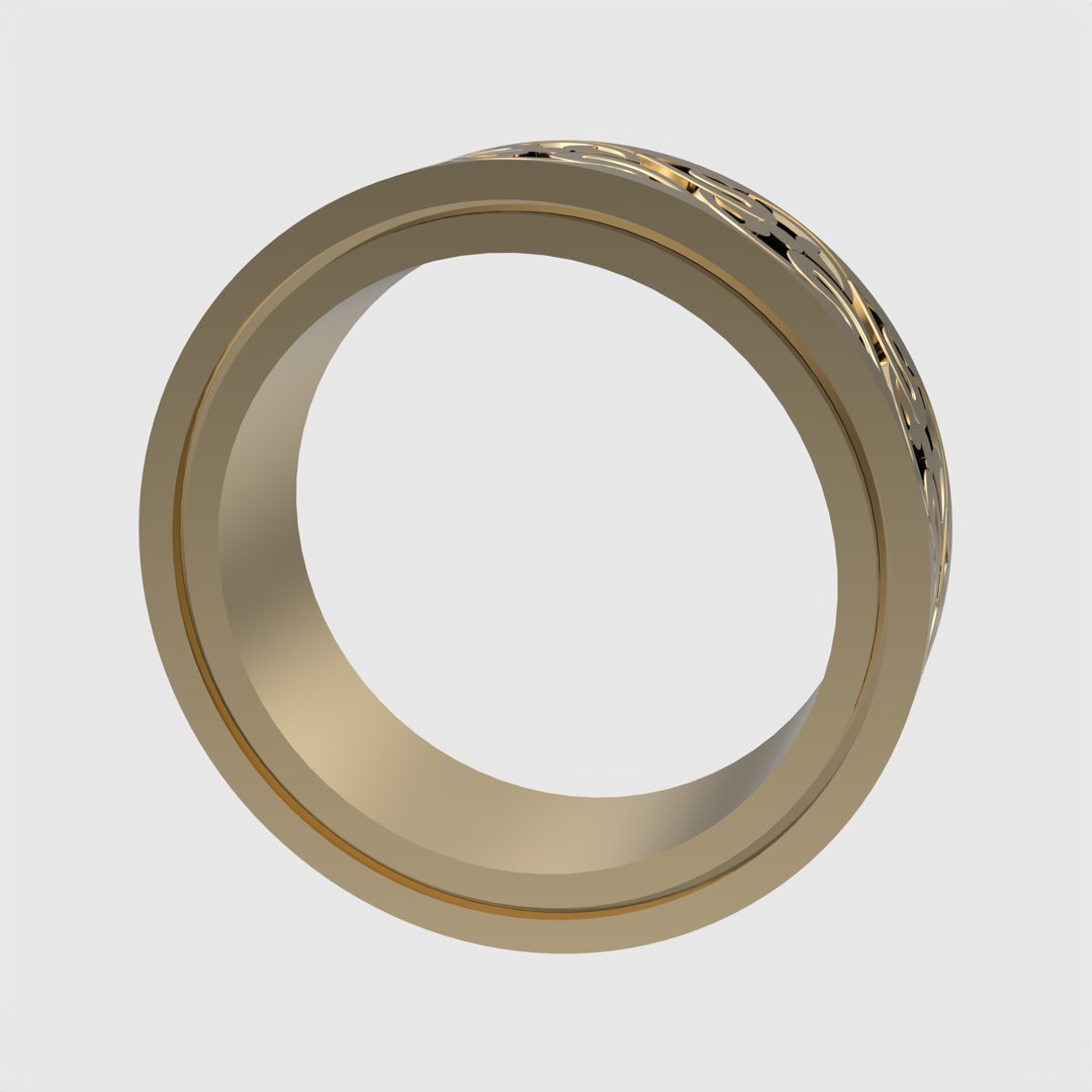 3D Intricate Filigree Ornament Ring JDBCo - TurboSquid 2342155