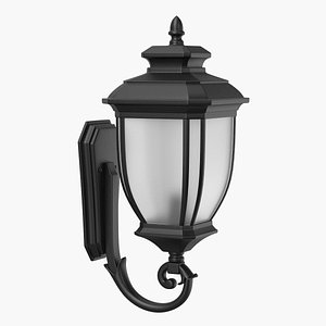 obj outdoor lantern