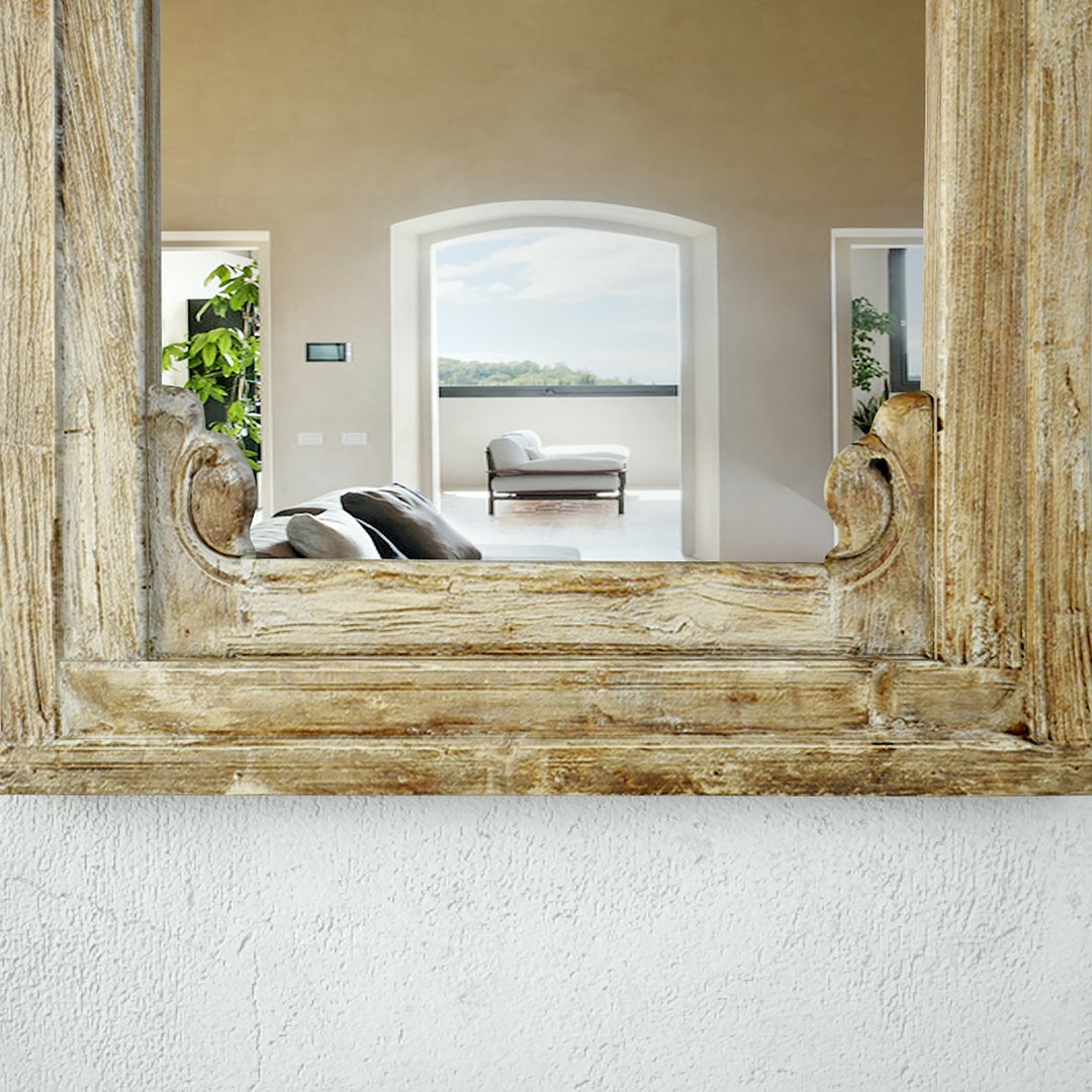 Antique Raja Window Mirror 3D Model - TurboSquid 2129443